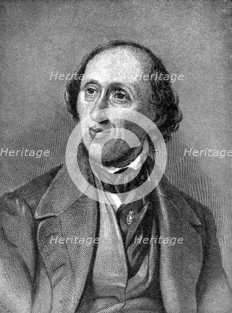 Hans Christian Andersen (1805-1875), Danish author. Artist: Unknown