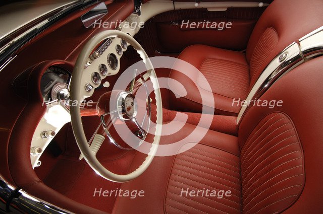 Chevrolet Corvette 1954 . Artist: Simon Clay.