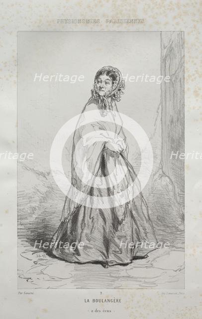 La Boulangère. Creator: Paul Gavarni (French, 1804-1866).