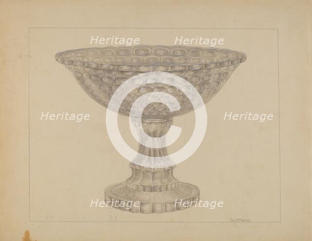Punch Bowl, 1935/1942. Creator: Gertrude Lemberg.