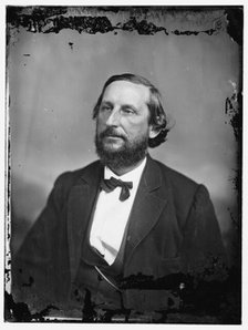 Unidentified man, half-length portrait, facing left, between 1860 and 1875. Creator: Unknown.