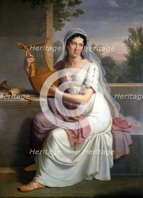 Portrait of the opera singer Isabella Angela Colbran (1785-1845) , c. 1805-1810.