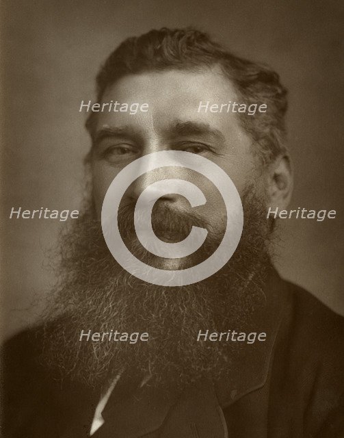 Joseph Knight, British writer and drama critic, 1884. Artist: Charles A Long