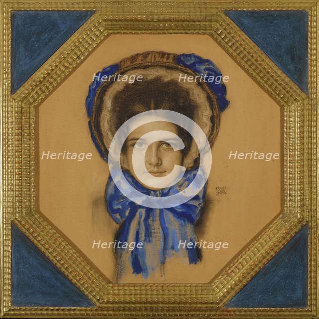 Daughter Mary with a Poke bonnet.