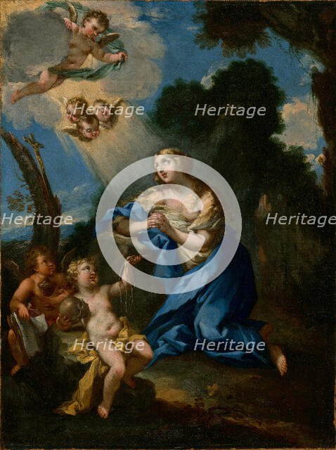 Penitent Magdalene, about 1698. Creator: Michele Rocca.