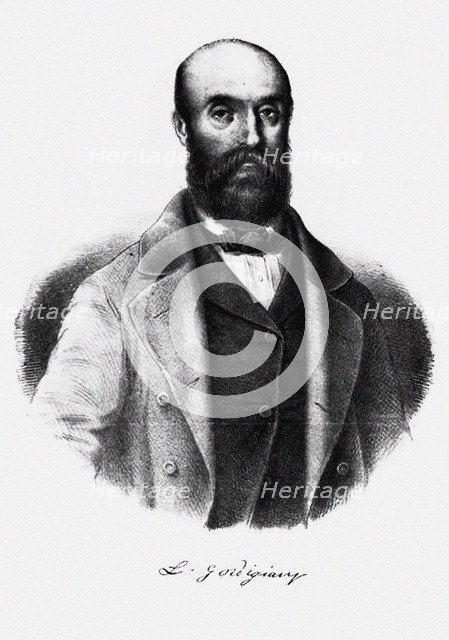 Portrait of the composer Luigi Gordigiani (1806-1860), .