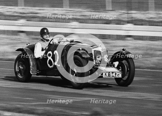 1934 Riley Imp driven by Mike Hawthorn at Goodwood. Creator: Unknown.