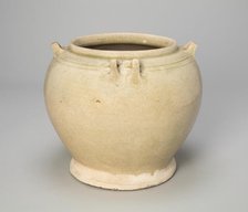 Jar with Square Handles, Six Dynasties period, Southern dynasties, c. 450/500 A.D. Creator: Unknown.