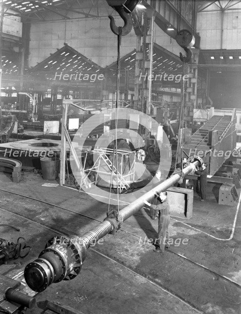 Engineers working at Husband & Co, Chesterfield, Derbyshire, 1962. Artist: Michael Walters