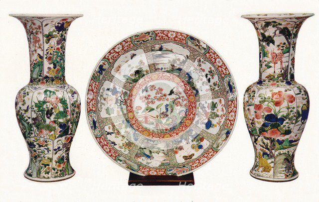Kangxi (K'ang-his) period porcelain, 1925. Artist: Unknown