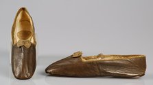Slippers, French, 1845-65. Creator: Melnotte.