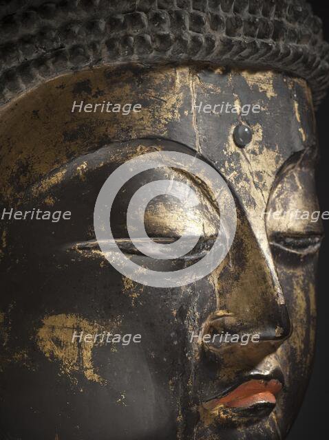 Head of a Buddha (image 4 of 11), 1000-1050 A.D.. Creator: Unknown.