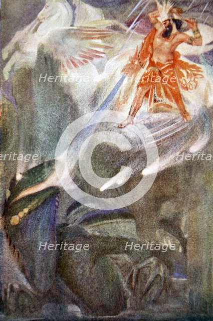 'Mighty was he to look upon', 1916.  Artist: Evelyn Paul