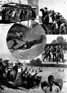 Baseball in America, 1898. Creator: Unknown.