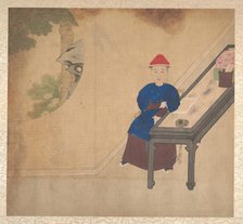 Portraits of members of a Manchu family, mid-19th century. Creator: Unknown.