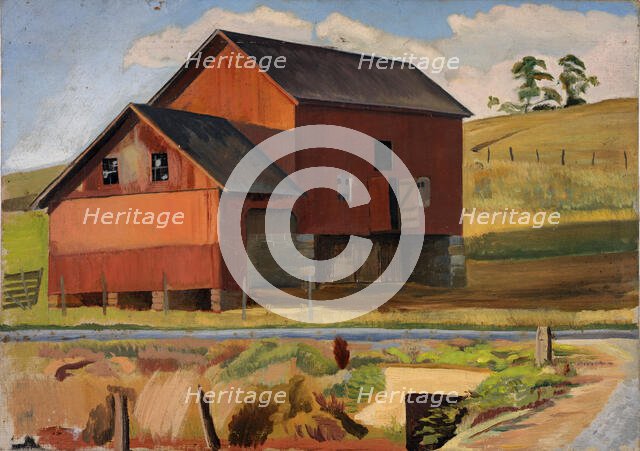 Bluemont Farm, ca. 1932-1937. Creator: Edward Bruce.