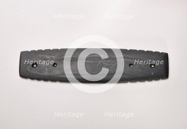 Bar-shaped gorget, 1000 BCE-500 CE. Creator: Unknown.