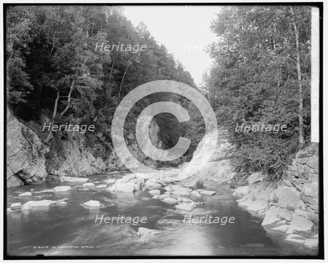 In Cavendish gorge, Vt., between 1900 and 1906. Creator: Unknown.