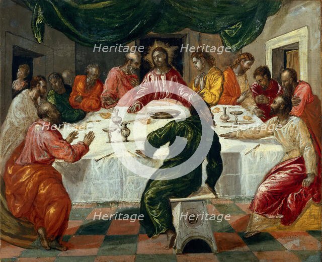 The Last Supper, 1568. Creator: El Greco, Dominico (1541-1614).