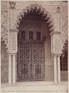 Doorway of the Alcazar, Seville, c1885. Creator: Juan Laurent.