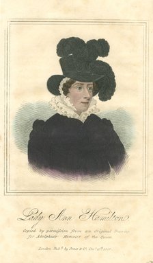 Lady Anne Hamilton, 1820. Artist: Anon