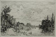 Noyant, 1883. Creator: Maxime Lalanne (French, 1827-1886).