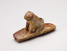 Frog effigy pipe, 200 BCE-500 CE. Creator: Unknown.
