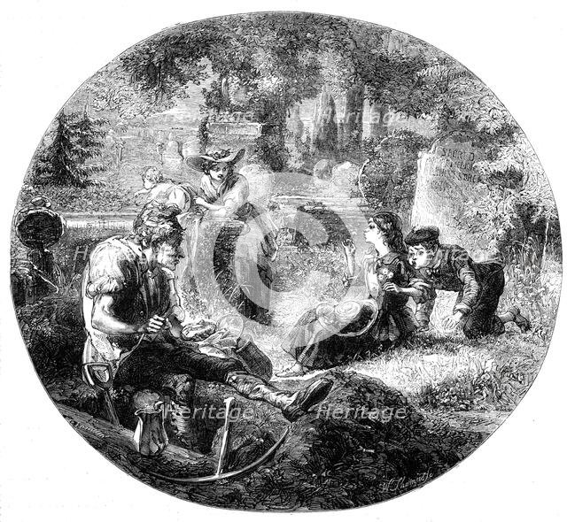 "What's O'Clock? What's O'Clock?" - drawn by Godwin, 1860. Creator: W Thomas.