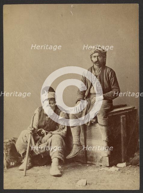 Portrait of two men, about 1870-1880. Creator: Unknown.