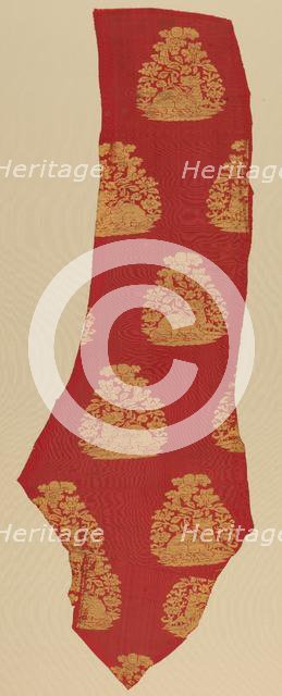 Brocade with Djeiran Gazing at the Moon, 1115 - 1234. Creator: Unknown.