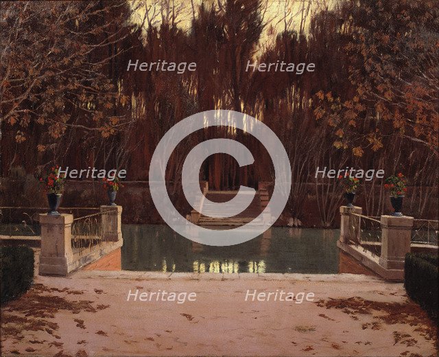 The Landing Stage. Artist: Rusiñol, Santiago (1861-1931)