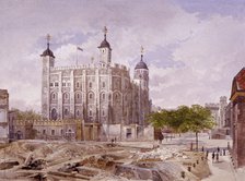Tower of London, London, 1883. Artist: John Crowther
