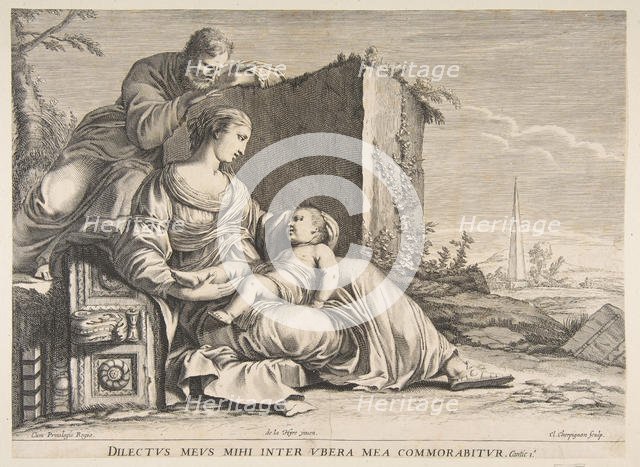 Holy Family.n.d. Creator: Claude Cherpignon.