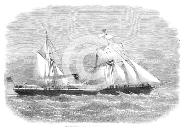 The iron screw-steamer Limari, for Valparaiso, 1870. Creator: Unknown.