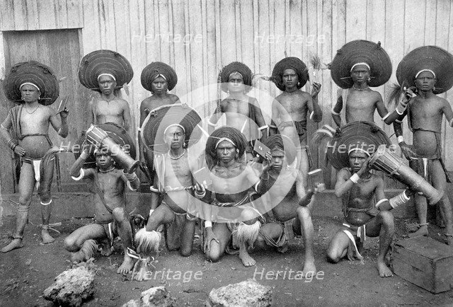 Natives of the Tanimbar Islands, Indonesia.Artist: AE Pratt