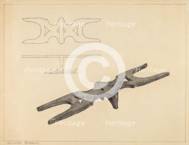 Bootjack, c. 1937. Creator: Salvatore Borrazzo.