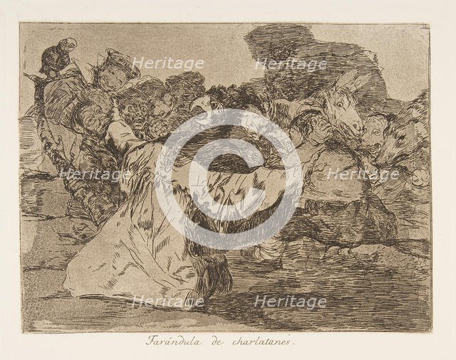 Plate 75 from 'The Disasters of War' (Los Desastres de la Guerra..., after 1814-15 (published 1863). Creator: Francisco Goya.