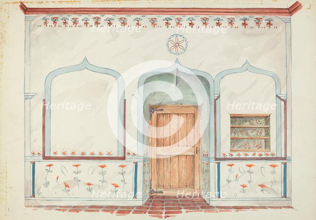 Wall Painting, 1935/1942. Creators: Harry Mann Waddell, Geoffrey Holt.