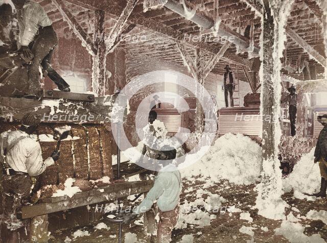 Mississippi Cotton Gin at Dahomey, published 1899. Creator: Unknown.