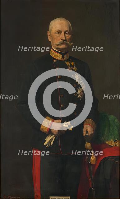 General of the Cavalry Alexander Freiherr von Koller, 1883. Creator: Sigmund L'Allemand.
