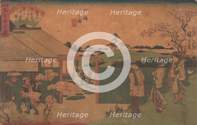 Mukojima no Zu (Hira-Iwa), ca. 1840., ca. 1840. Creator: Ando Hiroshige.