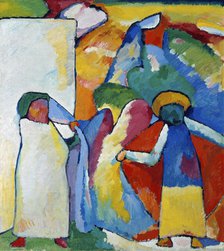 Improvisation 6 (African), 1909. Creator: Kandinsky, Wassily Vasilyevich (1866-1944).