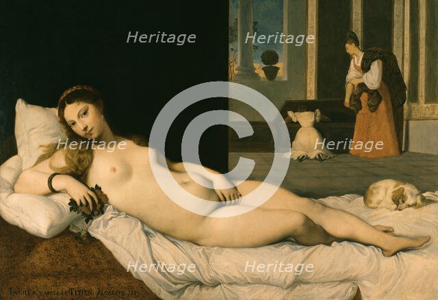 Reclining Venus, 1822. Creator: Jean-Auguste-Dominique Ingres.
