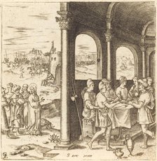 Christ Journeying to the House of a Pharisee, probably c. 1576/1580. Creator: Leonard Gaultier.