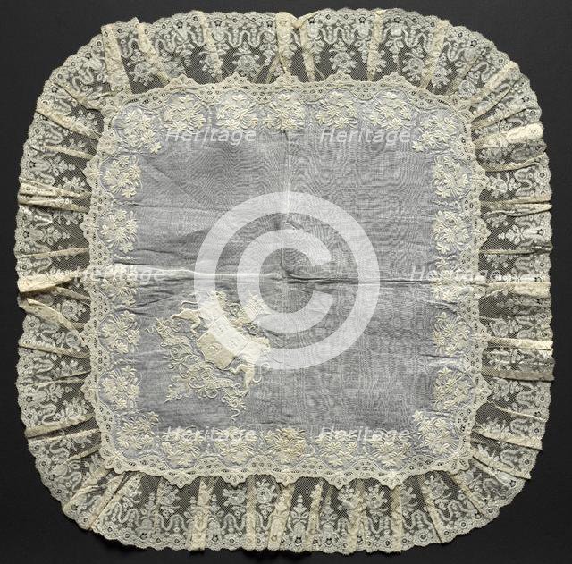 Handkerchief, 19th century. Creator: Unknown.
