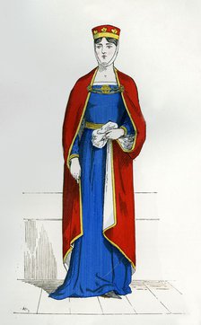 Capetian noblewoman, c1180-1190 (1882-1884). Artist: Unknown