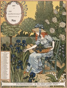 "The Gentlewoman" Calendar for May 1897. Creator: Unknown.