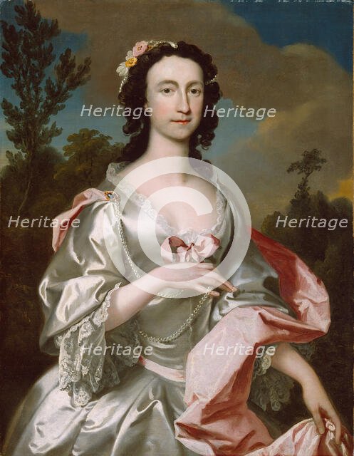 Mrs. Freeman Flower, 1747. Creator: Joseph Highmore.