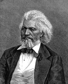 Frederick Douglass (1817-1895), American diplomat, abolitionist and writer, 1875. Artist: Unknown