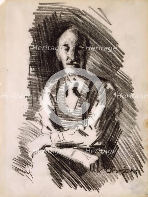 A Portrait, c. 1904. Creator: George Benjamin Luks.